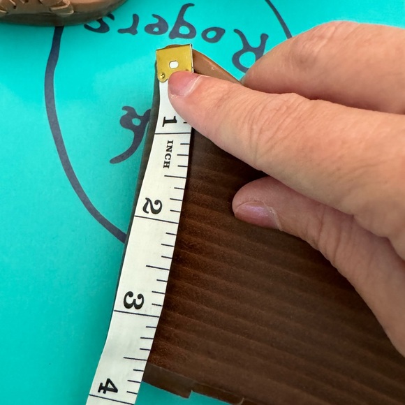 EUC Jack Rogers Layne cognac leather and wood wedge size 7 - Picture 8 of 8